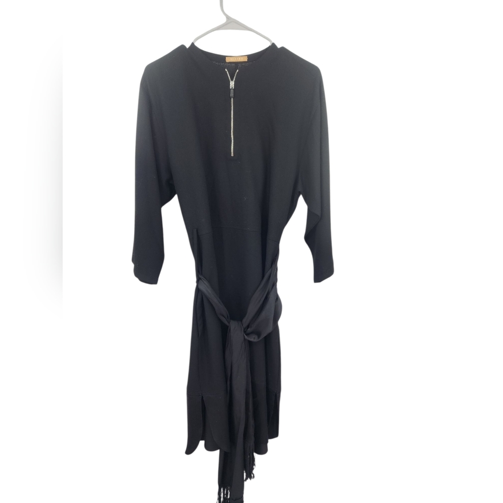 Nehera Black Wool Dress‎ 38